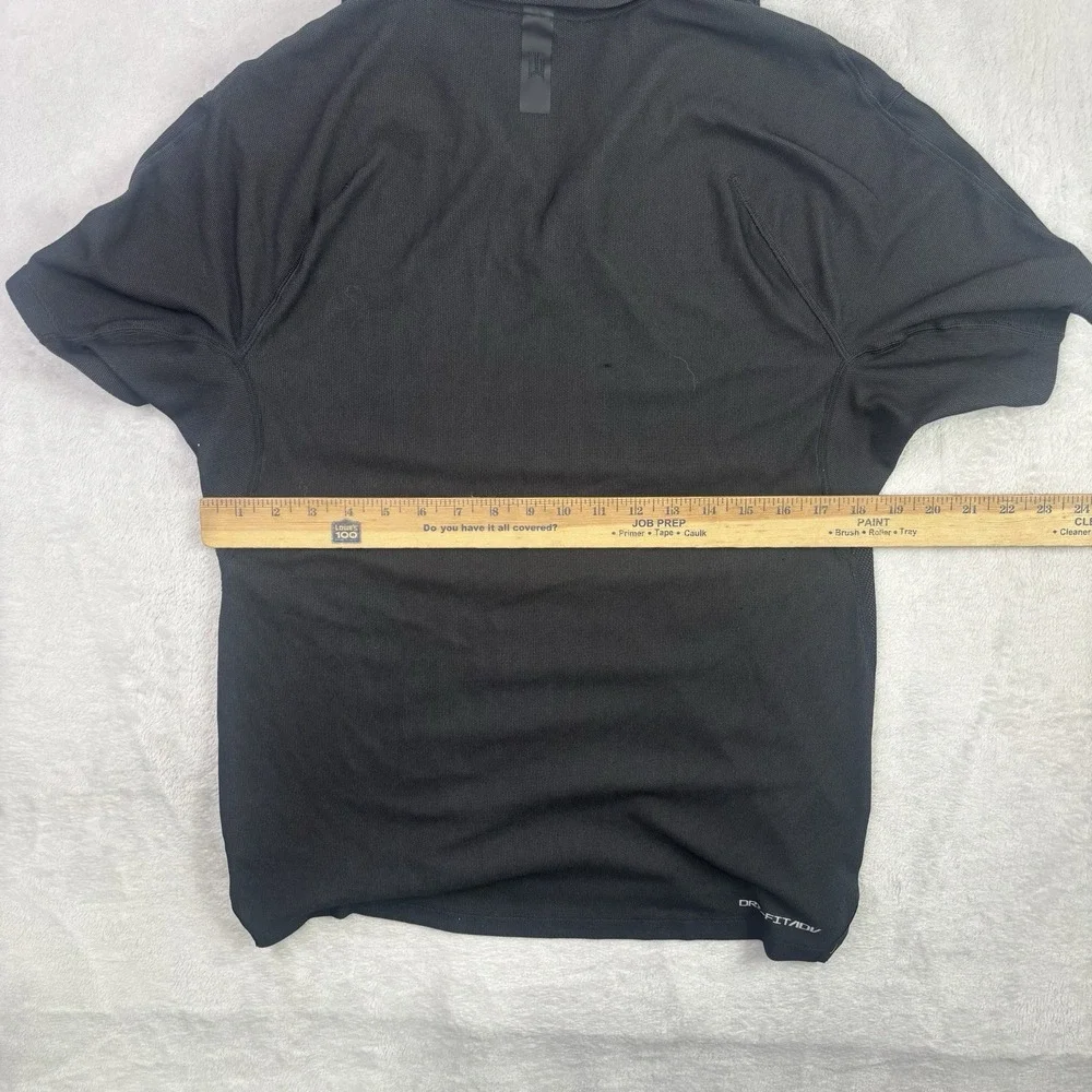 Nike Tiger Woods Collection Black Short Sleeve Collared Polo Golf Shirt Men's S